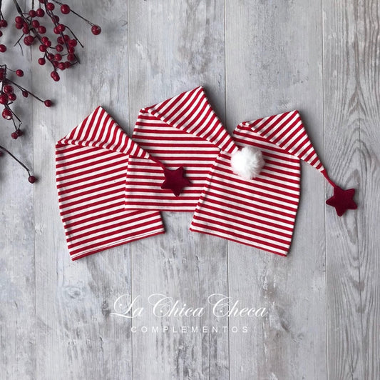 Gorrito newborn con pompón